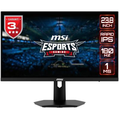 23.8 MSI G244F E2 1MS 180HZ FHD FLAT RAPID IPS FREESYNC PREMIUM GAMING MONITOR