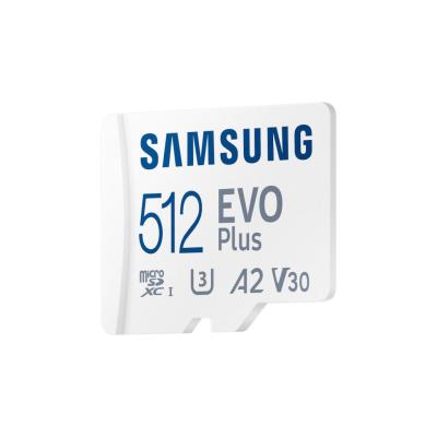 512GB SAMSUNG EVO PLUS MICROSDXC UHS-I U3 V30 A2 160MB/s MB-MC512SA/TR