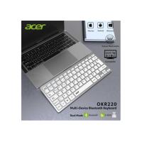ACER OKR220 USB+BLUETOOTH ÇOKLU CİHAZ DESTEKLİ KABLOSUZ MİNİ KLAVYE BEYAZ