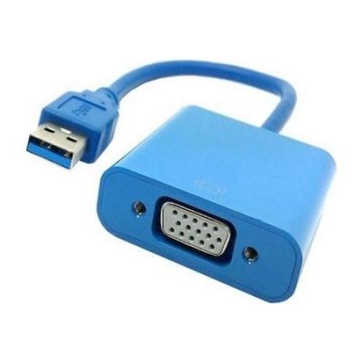 Alfais 4956 USB 3.0 To Vga Çevirici Dönüştürücü Adaptor Kablosu