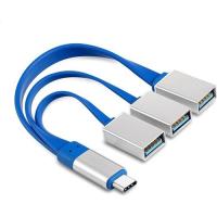 ALFAIS Type-C To USB 3.0 Çevirici Çoklayıcı 3 Port Adaptör Hub 4346
