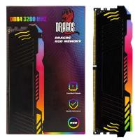 DRAGOS EDGEHORİZON N 8GB DDR4 3200MHZ SİYAH PCB PC RAM RGB