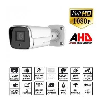 EZCOOL EZ-2040HD 2 MP 3.6MM LENS AHD BULLET KAMERA
