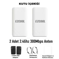 EZCOOL EZ-W240AN DIŞ ORTAM (2.4GHz 300Mbps 1KM) ACCESS POİNT