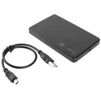 HDD Kutusu Usb 2.0 Plastik Vidasız 2.5 Sata-Siyah 4595