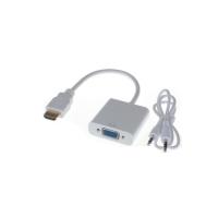 HDMI TO VGA SES DESTEKLİ DÖNÜŞTÜRÜCÜ AL4548 BEYAZ