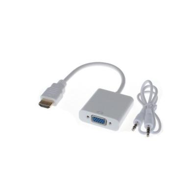 HDMI TO VGA SES DESTEKLİ DÖNÜŞTÜRÜCÜ AL4548 BEYAZ