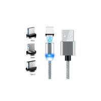iphone Samsung Micro Usb Type c 4910a Mıknatıslı Data Şarj Kablo
