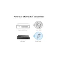 MERCUSYS 8-PORT MS108GP GIGABIT YONETILEMEZ 65W 7 PORT POE SWITCH 10/100/1000