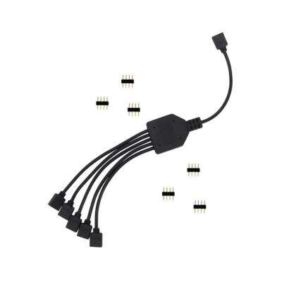 RGB Şerit LED Çoklayıcı Splitter 4377a Tek Kumanda 5 Çıkış Ekleme