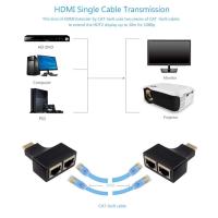 RJ45 HDMI EK UZATICI CAT5 5E 6 4845A KABLOSU UZATMA EXTENDER