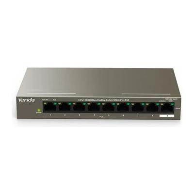 TENDA 9port 63w 8port PoE TEF1109P-8-63W 10/100 Yönetilemez Switch