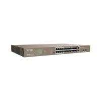 TENDA TEG1126P-24-410W 24 PORT GIGABIT FULL POE 2X SFP YÖNETİLEMEZ SWITCH