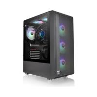 THERMALTAKE S200 TG 550W 80PLUS ARGB 4x120mm Fanlı MidT ATX Siyah Kasa