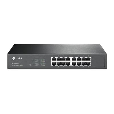 TP-LINK TL-SG1016D 16 PORT GİGABİT RACK MOUNT SWİTCH 10/100/1000 MBPS ÇELİK KASA