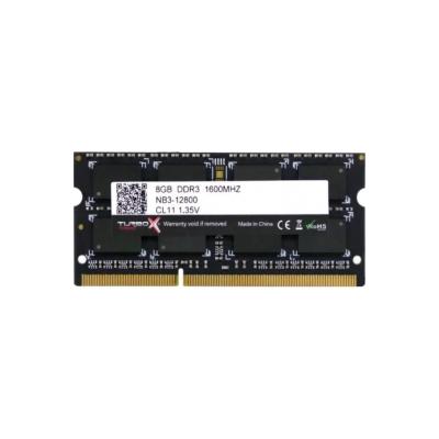 TURBOX 8GB 1600MHZ DDR3 CL11 1.35V NOTEBOOK RAM