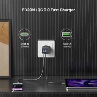 Unitek 20W Hızlı Şarj Adaptörü 1*USB-C P1124ABK-EU