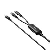 UNITEK 2in1 TYPE-C HIZLI ŞARJ KABLO C14146ABK01