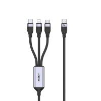 UNITEK TYPE-C 3in1 HIZLI ŞARJ KABLOSU 1.5MT 20W MICRO USB, TYPE-C, LIGHTNING (C14101AGY01-1.5M)