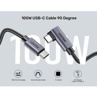UNITEK TYPE-C HIZLI ŞARJ KABLOSU 90 DERECE 3 METRE 100W (C14123BK-3M)