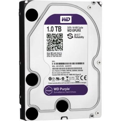 WD PURPLE WD10PURZ 64MB 1TB 3.5" SATA 7/24 HDD